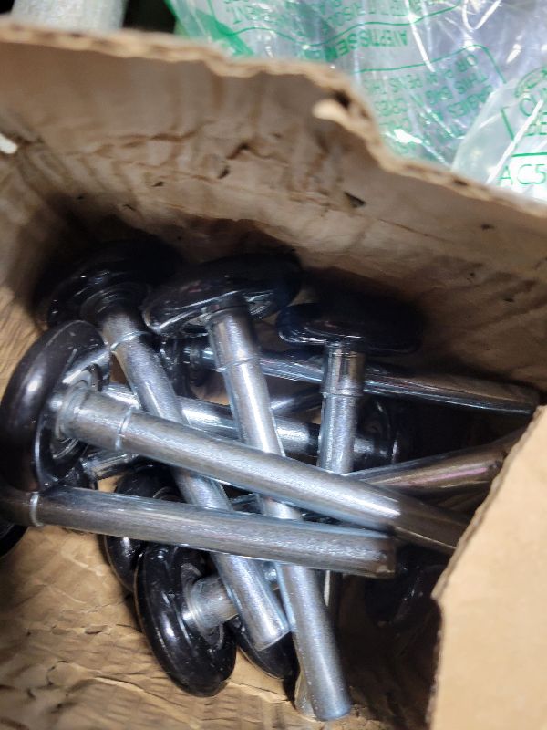 Photo 1 of 12 Pack 1.8 Inch Nylon Sealed Garage Door Rollers, Quiet/Durable and High Load, High Performance Bearing, Black, by GENHAKON.