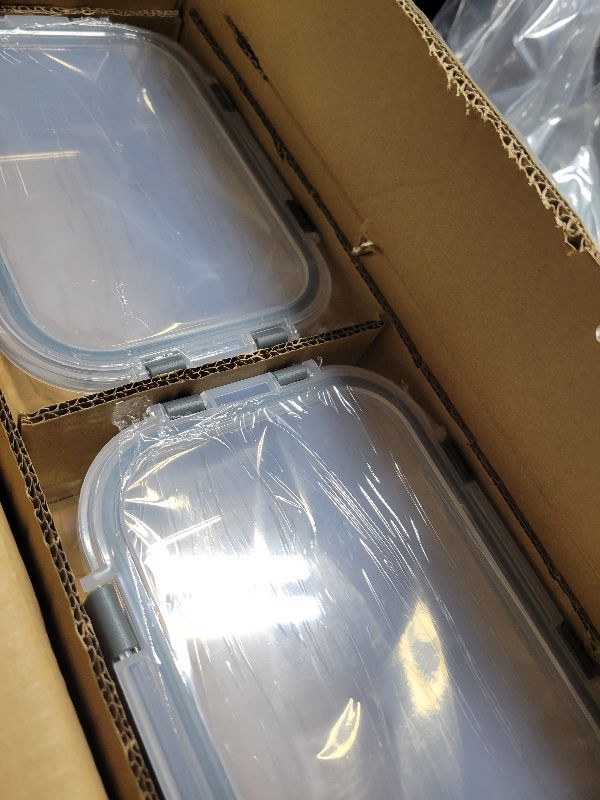 Photo 1 of [8-Pack,30 oz]Glass Meal Prep Containers,Glass Food Storage Containers,Airtight lunch Containers with Lids, Microwave, Oven, Freezer and Dishwasher