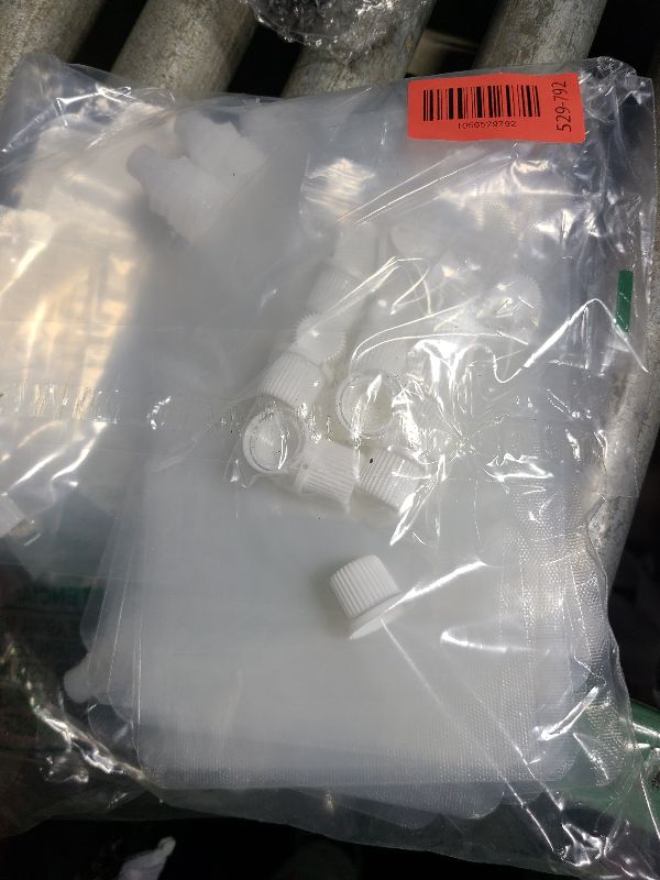 Photo 1 of 20 Pcs Liquor Flasks Cruise Pouch Reusable Sneak Travel Drinking Alcohol Flask Concealable Plastic Flasks bags with Funnel (16 oz)