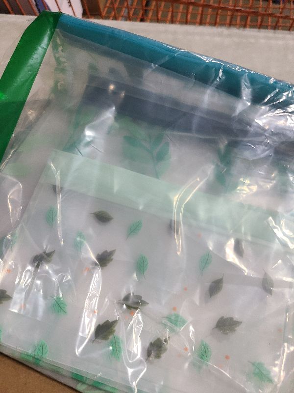 Photo 1 of 10 Pack Dishwasher Safe Reusable PEVA Food Storage Bags, Leak proof Reusable Freezer Bags for Food Storage Home Organization Traval & Make-up BPA FREE for Food Storage Home BPA FREE for Salad Fruit