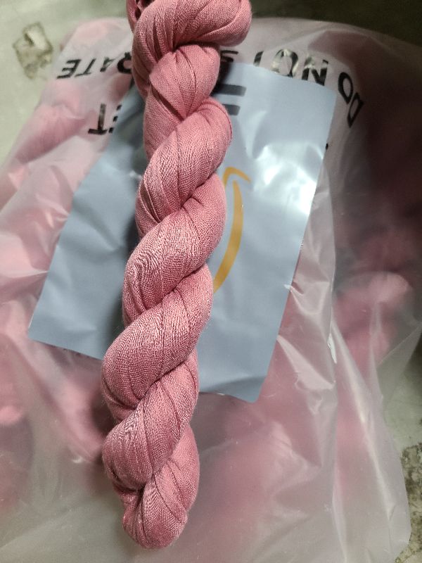 Photo 1 of 12 Pieces Dusty Rose Cheesecloth Table Runner 10FT Pink Runner for Tables Gauze Fabric Boho 35 x 120 Inches Long Table Runner Decoration Rustic Sheer Runner for Wedding Baby Birthday Party Dusty Rose