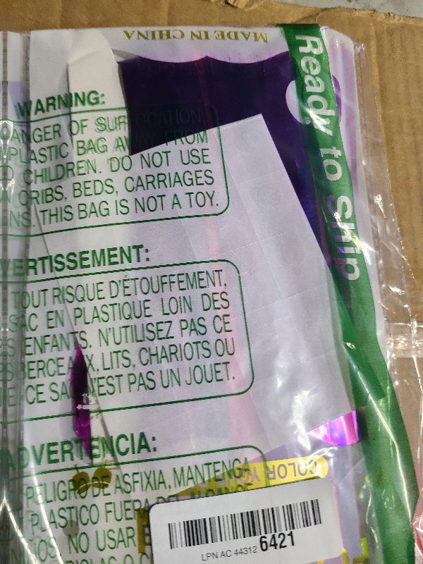 Photo 1 of 2 Pack Purple Pink Foil Fringe Curtains Streamers Backdrop for Demon Movie Hunter Theme Party Decorations, Girls Birthday, Baby Shower & Garden Butterfly Party Decorations Supplies