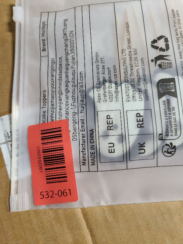 Photo 1 of 24 Pack Glitter Halloween Ghost Cupcake Toppers - Baby Shower Decor Gender Reveal Decorations (Black)