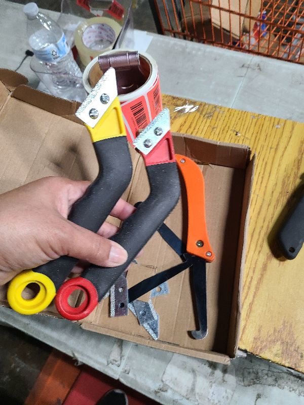 Photo 1 of 11 Pack Grout Removal Tool Kit, 2 Tile Grout Saws with 6 Extra Blades + Bonus Hand Grout Saw & 2 Grout Cleaning Blades, Ideal for Tile Gap Cleaning and Repair