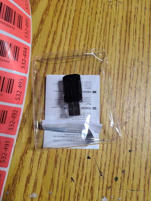 Photo 1 of 2-In-1 USB WiFi Bluetooth Adapter - 900Mbps 2.4/5GHz Dual-Band, WiFi & Bluetooth Adapter for PC/Laptop/Desktop, Wireless USB Dongle, Driver Free, Win 10/11