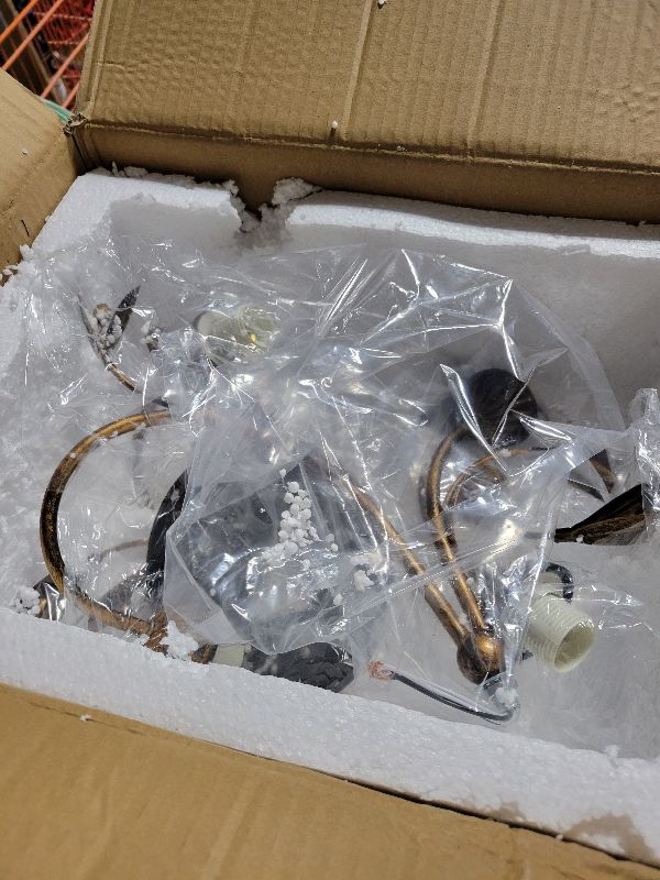 Photo 1 of 19.7 Inch 4-Lights Branch Shaped Ceiling Lights, Creative Retro Style Flower Vine Ceiling Light Fixtures, Country Style Ceiling Lamp for Living Room, Bedroom, Kitchen, Study Room