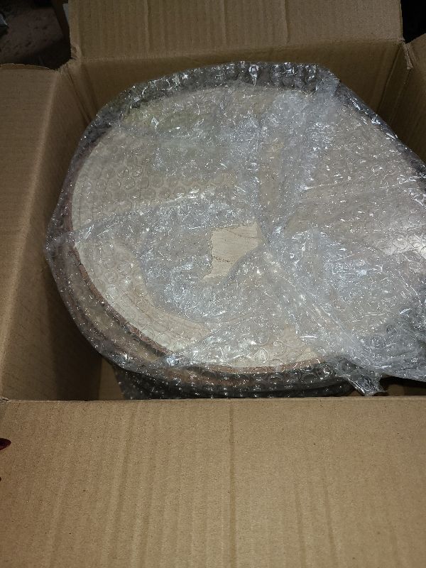 Photo 1 of 10 Pcs Natural Paulownia Wood Slices 10-11 Inches, for Centerpieces Table Decorations,Unfinished Rounds Wood for Crafts,for Rustic