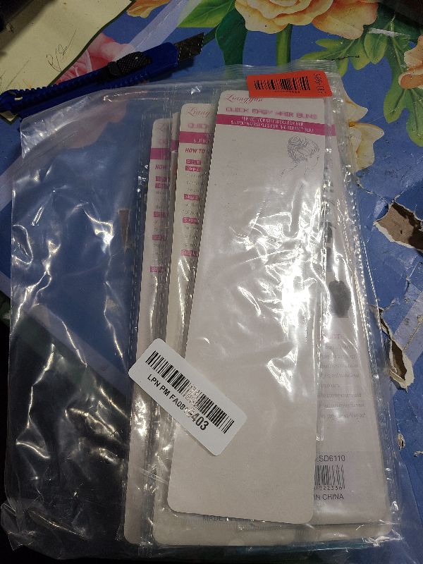 Photo 1 of 10 Pcs Hair Bun Maker French Magic Twist Donut Hair Bun Snap Roll Sponge Bun Donut Lazy Hair Curler Tool Flexible Chignon Donut Quick Twister Hair Styling Accessories for Women Girls (9 INCH)