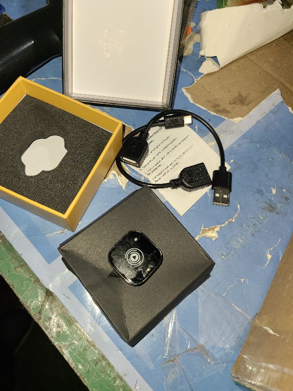 Photo 1 of 2025 Upgraded Wireless Carplay Adapter for iPhone, Vesperhaze Plug&Play Auto-Connected Carplay Wireless Adapter Stable fit for Cars, Apple iPhone iOS 10+, No Latency, Grey