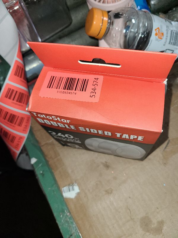 Photo 1 of 2 Rolls Double Sided Tape Heavy Duty - 240" x 1.2" & 0.8" - Removable Nano Tape for Poster Carpet Picture Hanging Strip Rug Wall Outdoor - Clear & Strong Adhesive Multipurpose Mounting Tape - 20 Feet