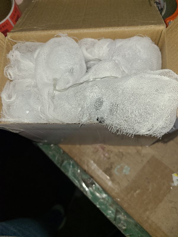 Photo 1 of 10 Feet Halloween Ghost Dector String Lights Garland with 20 LED Ghosts, 8 Light Modes, Battery Operated, Waterproof, 6-Hour Timer, Energy Saving, for Indoor & Outdoor Party and Holiday Decorations