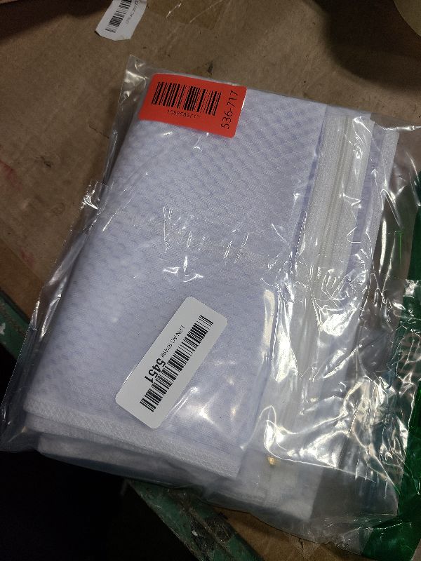 Photo 1 of 2 pcs Durable Honeycomb Mesh Laundry Bags for Delicates 16" x 19" (2 Large)