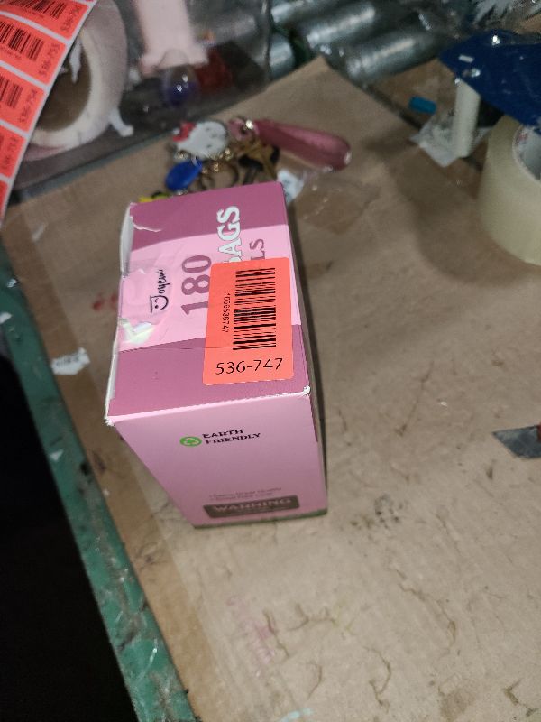 Photo 1 of 180 Count Dog Poop Bags Rolls with Dispenser, Leak Proof, Extra Thick Doggie Pet Waste Bags, Poop Bag and Doggy Holder for Dogs Cats, Unscented, Pink