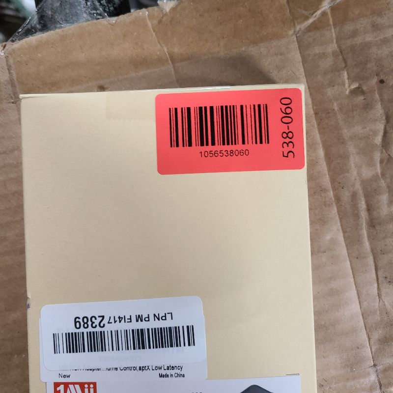 Photo 1 of 1Mii RCA Bluetooth 5.3 Adapter for TV, 3.5mm AUX Bluetooth Transmitter Receiver for 2 AirPods or Headphones, Home Stereo, Speakers, Projector, Treadmills, PC, with Volume Control, aptX Low Latency