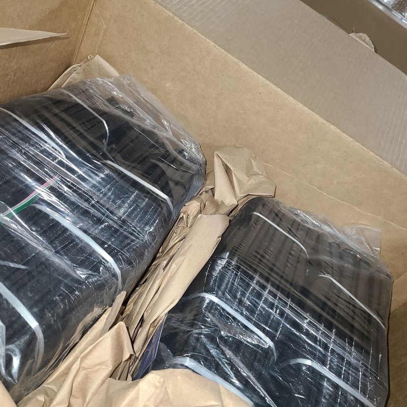 Photo 1 of 12 Pack Extra Large Heavy Duty Moving Bags with Reinforced Zipper & Wide Handles, Moisture-Resistant Storage Bins Packing Cubes for Clothes, College Dorm, Travel, and Home Organization, Black