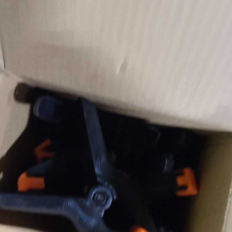 Photo 1 of 12 Pack Plastic Spring Clamps, 3.5inch Small Heavy Duty Clips for Crafts, Backdrop Stand, Woodworking, Photography Studios (Black)