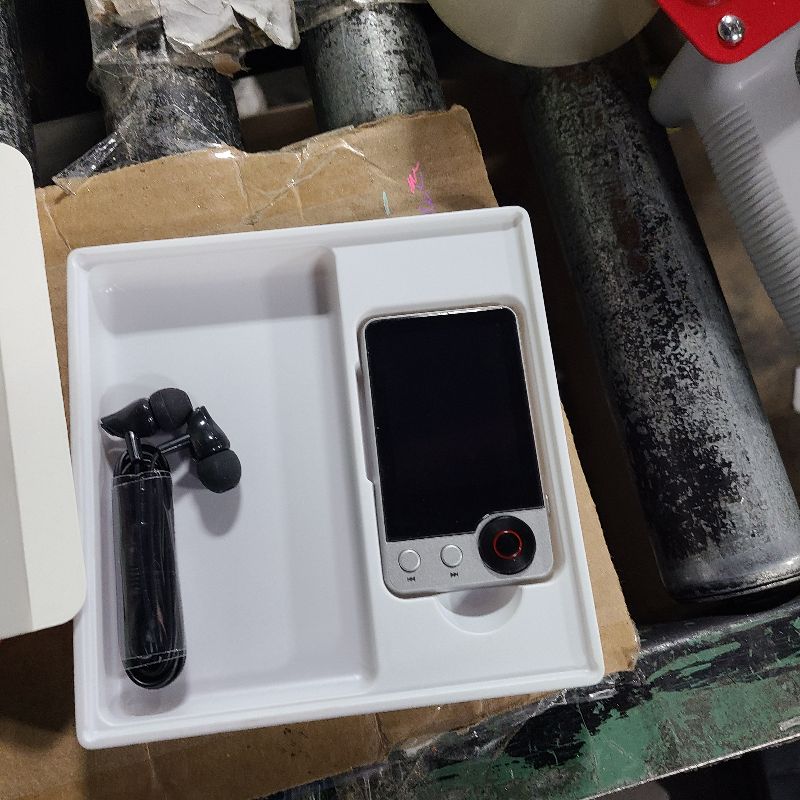 Photo 1 of 128GB MP3 Player with Boosted Bluetooth 5.3, Music Player Features HD Speaker, 2.4" Touchscreen, Expandable SD Card Slot, Dual Headphone Ports, Supports FM Radio, Voice Recorder, E-Book, and More