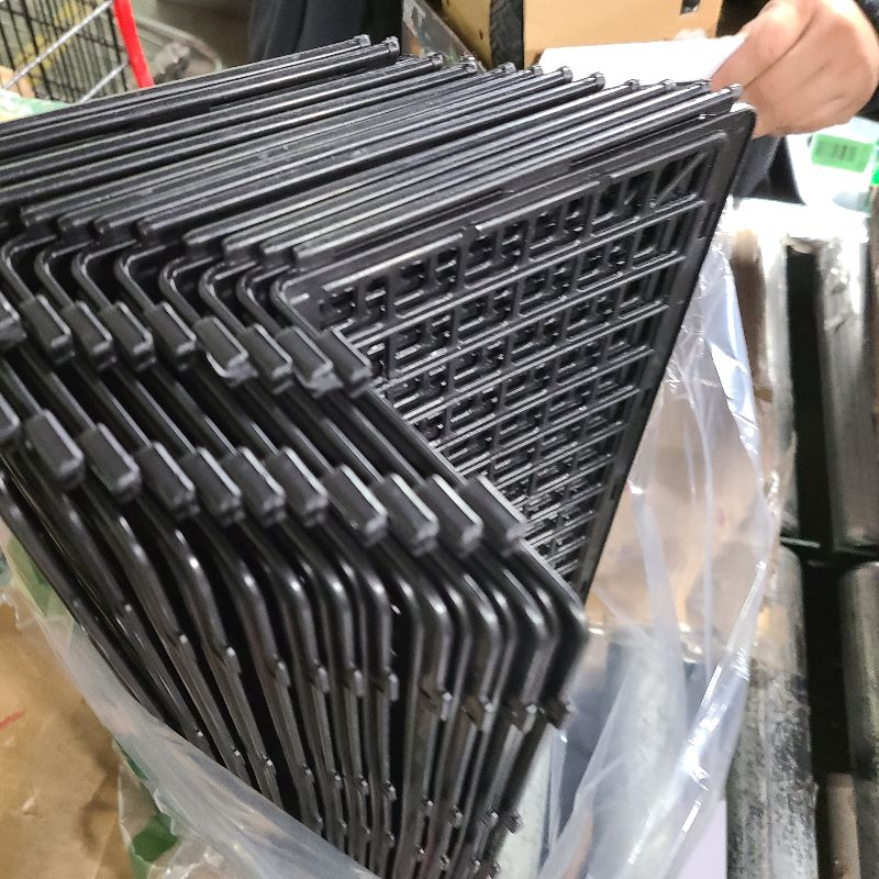 Photo 1 of 12 PCS Under Couch Blockers for Bed Couch Furniture Underneath Stop from Getting Under The Sofa (Black Plastic)