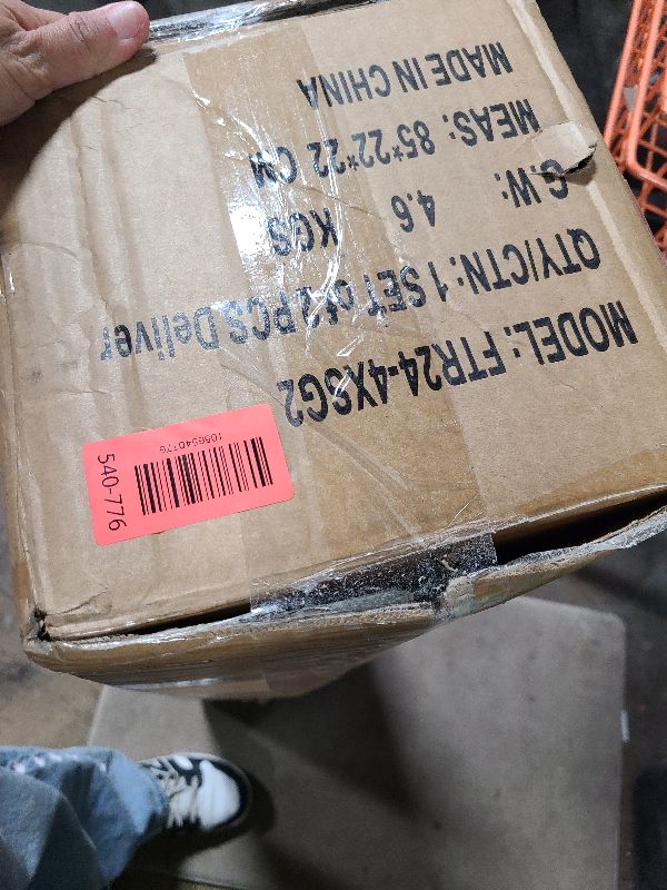 Photo 1 of 2 Pack 4 Ft Snow Flocked Christmas Entrance Tree in Pot Base with Timer 8 Mode 60 Warm White and Colorful Change Lights 12 Pine Cone Battery Operated for Porch Front Door Entryway Home