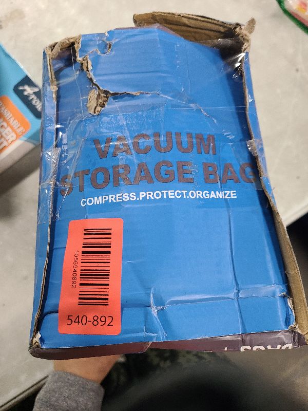 Photo 1 of 20 Pack Vacuum Storage Bags, Space Saver Bags (4 Jumbo/4 Large/4 Medium/4 Small/4 Roll) Compression for Comforters and Blankets, Sealer Clothes Storage, Hand Pump Included