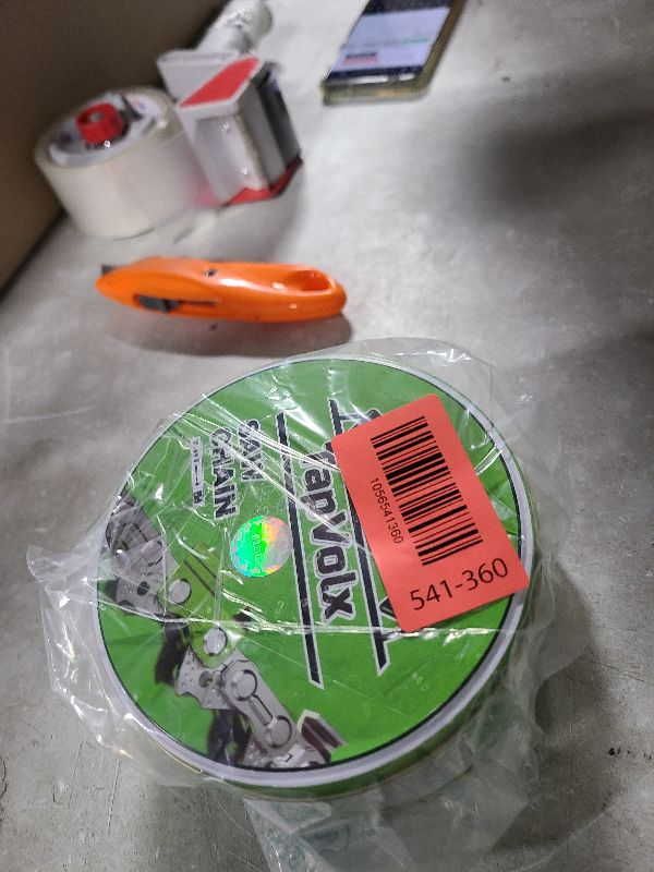 Photo 1 of 18 Inch Chainsaw Chain 4-Pack, 0.050" Gauge 3/8" LP Pitch 62 Drive Links Chainsaw Replacement Chain Fits Poulan Echo Ego Greenworks & More – 20% Stronger Tension with Storage Case