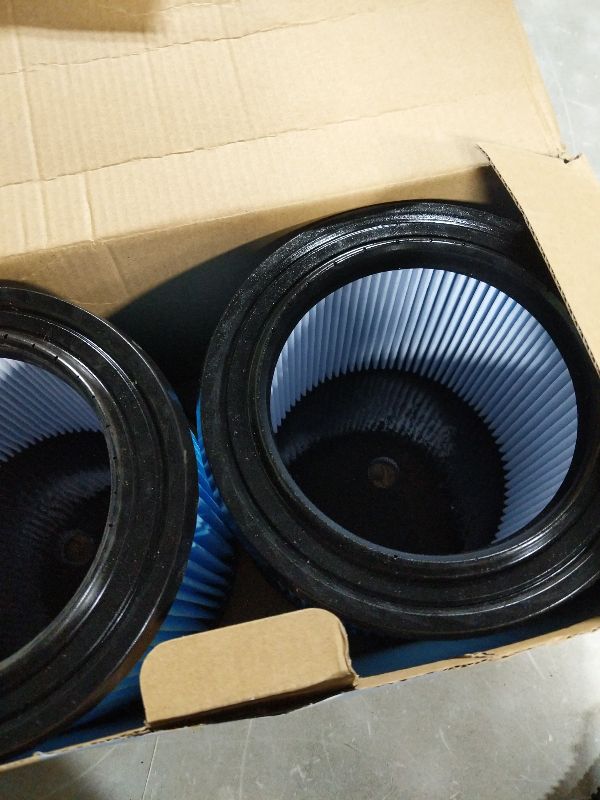 Photo 1 of 2 Pack VF3500 Replacement Filter for Ridgid Shop Vacuum 3-4.5 Gallon Wet Dry Vacuums, 3-Layer Filters for Ridgid WD4050, WD3050, WD4080, WD4522, 4000RV, 4500RV