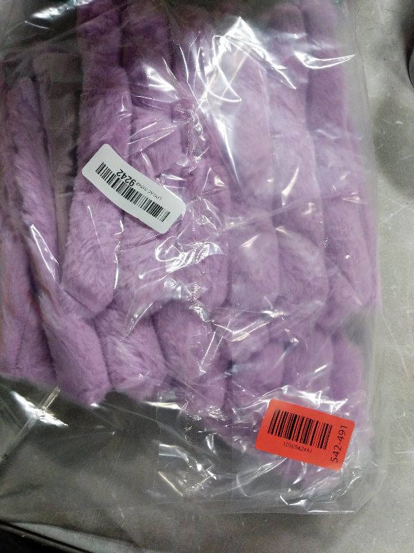 Photo 1 of 2 Pack 18x18 Pillow Cover Velvet Pillow Covers, Faux Fur Square Throw Pillow Covers for Living Room Decorations Throw Pillow Case, Throw Pillow Cover Cushion Cover for Home Sofa Bedroom Car, Violet