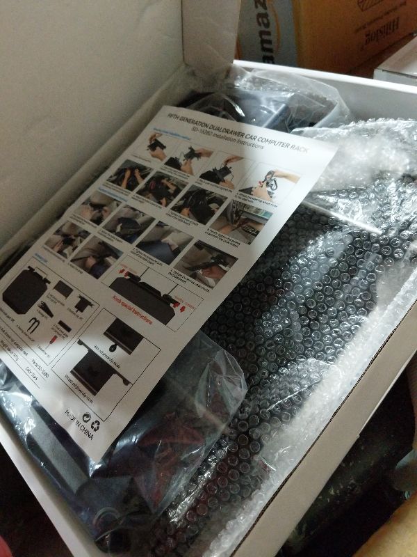 Photo 1 of 2-in-1 Car Steering Wheel Tray & Back Seat Table with Phone Holder – Height Adjustable Steering Wheel laptop desk, Food Tray , Writing Desk & Car Eating Tray - Car desk tray is Gift for Truck Driver