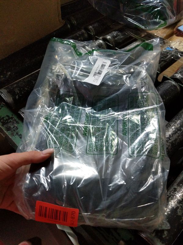 Photo 1 of 120 PCS-7x10 Reclosable Mylar Bags Black for Food Storage, Resealable Mylar Bag 1 Quart with Clear Window for Small Businesses, Smell Proof Aluminum Foil Zipper Edible Packaging Bag for Candies