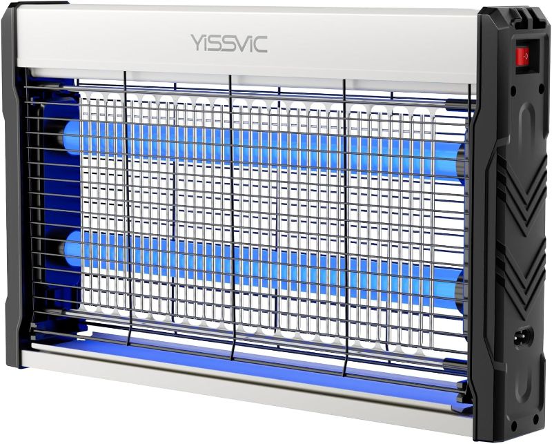 Photo 1 of  YISSVIC LED Bug Zapper Indoor, 4000V Electric Bug Zapper, Powerful Mosquito Zapper,LED Fly Zapper Indoor, Mosquito Killer with 6.6ft Power Cord for Home Office Restaurant
