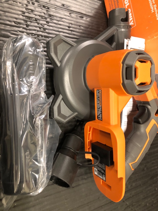 Photo 1 of 18V Lithium-Ion Cordless Compact Jobsite Blower with Inflator/Deflator Nozzle