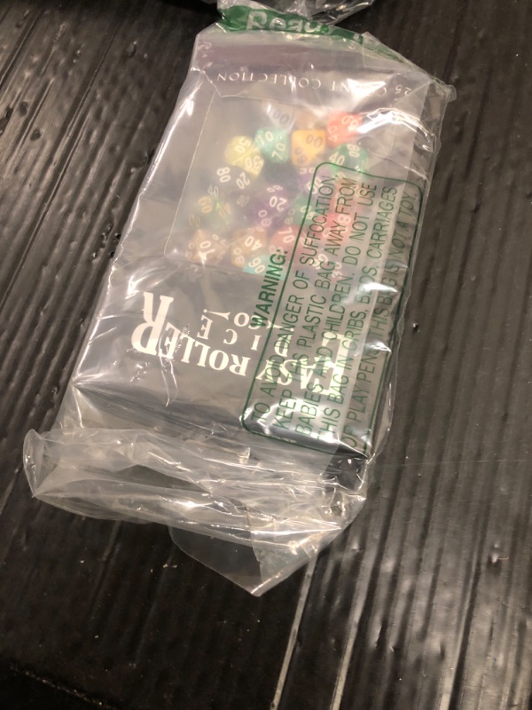 Photo 1 of 25 Count Assorted Pack of 10 Sided Percentile Dice - Multi Colored Assortment of D100 Polyhedral Dice