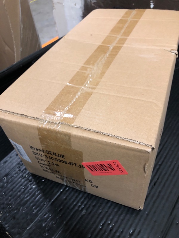 Photo 1 of 2PCS 9FT Christmas Garland Norfolk Pine Garland Real Touch Artificial Greenery Garland for Mantle Fireplace Table Indoor Outdoor Decor