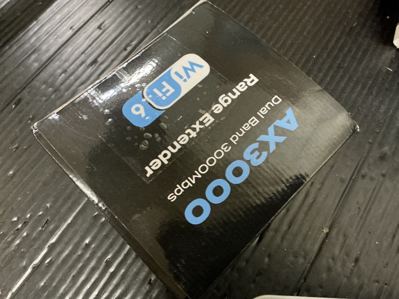 Photo 1 of 2025 AX3000 WiFi 6 Range Extender, WiFi Extender Signal Booster with Gigabit Ethernet Port, Dual Band (2.4G&5.8G) WiFi Repeater Cover to 13888sp.ft, Faster Speed and Wider Cover, Quick Setup (White)