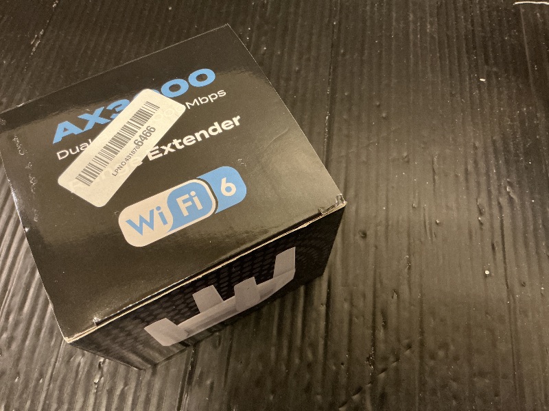 Photo 1 of 2025 AX3000 WiFi 6 Range Extender, WiFi Extender Signal Booster with Gigabit Ethernet Port, Dual Band (2.4G&5.8G) WiFi Repeater Cover to 13888sp.ft, Faster Speed and Wider Cover, Quick Setup (White)