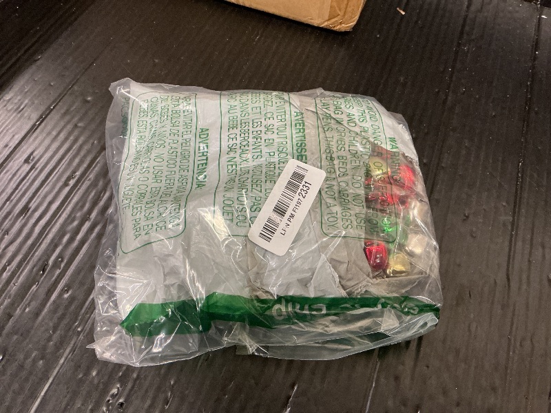 Photo 1 of 100pcs/1in Small Bells for Crafts Tiny Bells and Craft Bells in Bulk Small Jingle Bells for Crafting Christmas Halloween Decorations,4 Bright Colors Jingle Bell