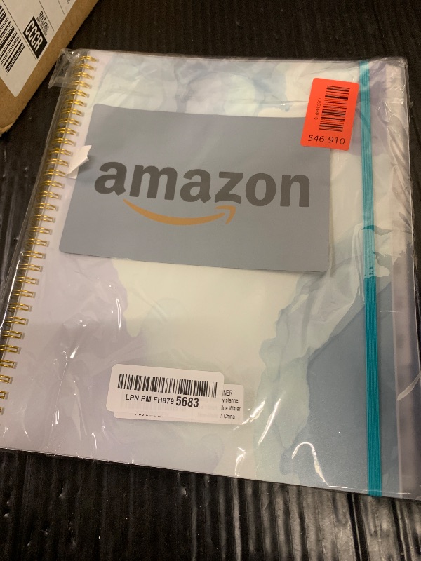 Photo 1 of 2026 Planner - Planner 2026 from January 2026 to December 2026 with 12 Monthly Tabs, Flexible Cover, Inner Pocket, 8.5" x 11", Blue Watercolor