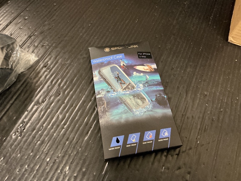 Photo 1 of SPORTLINK for iPhone 17 Pro Case - IP68 Waterproof Military Protective Full Body Heavy Duty Shockproof 360 Sealed Dustproof with Camera Screen Protector Phone Cover for iPhone 17 Pro 6.3" Black