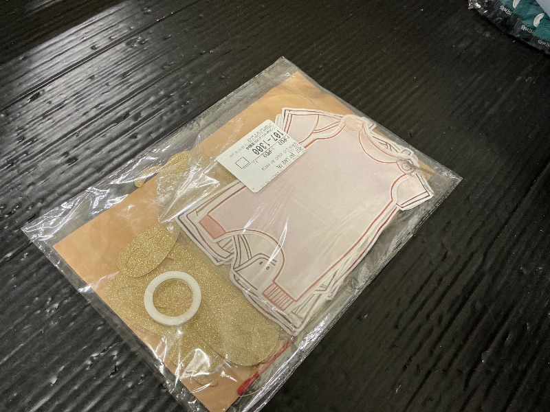 Photo 1 of 14 PCS New Baby Party Banner Decor Welcome Baby Sign Neutral Baby Shower Decorations