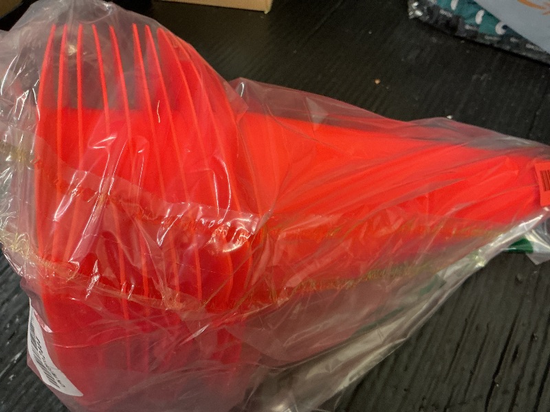 Photo 1 of 12 Inch Traffic Training Sports Cones, [10 Pack] Orange Safety Cones, Soccer Basketball Cones for Drills, Plastic Marker Cones for Indoor/Outdoor Activity & Festive Events