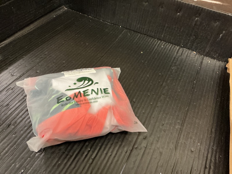 Photo 1 of 2XL.   Eomenie One Piece Swimsuit for Women Tummy Control Ruffle Bathing Suit V Neck Ruched Swim Suit Slimming Cutout Swimwear