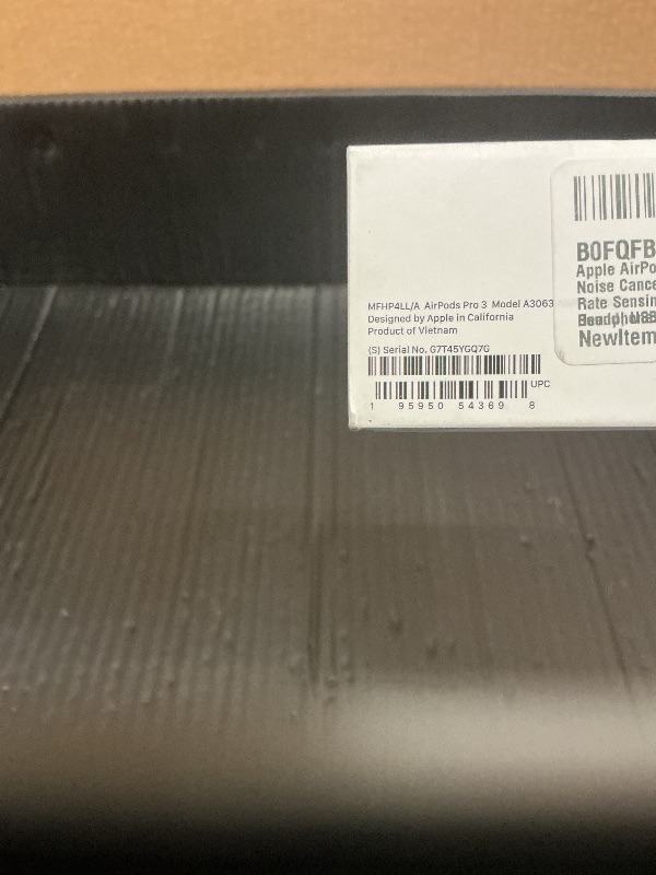 Photo 1 of Apple AirPods Pro 3 Wireless Earbuds, Active Noise Cancellation, Live Translation, Heart Rate Sensing, Hearing Aid Feature, Bluetooth Headphones, Spatial Audio, High-Fidelity Sound, USB-C Charging