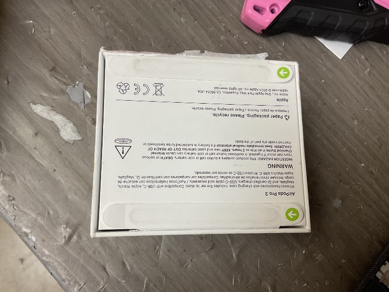 Photo 1 of SEE NOTES Apple AirPods Pro 3 Wireless Earbuds, Active Noise Cancellation, Live Translation, Heart Rate Sensing, Hearing Aid Feature, Bluetooth Headphones, Spatial Audio, High-Fidelity Sound, USB-C Charging