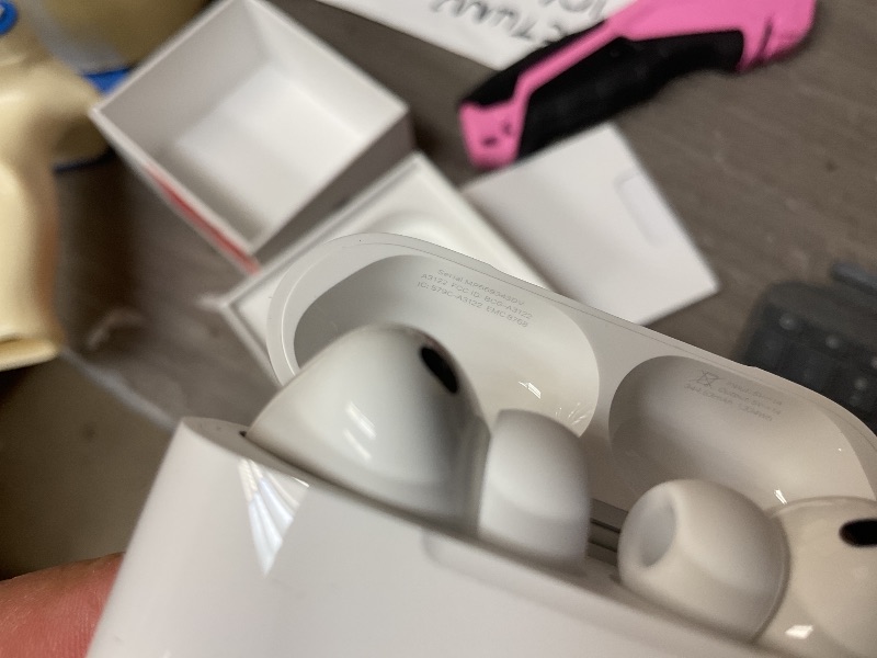 Photo 1 of SEE NOTES Apple AirPods Pro 3 Wireless Earbuds, Active Noise Cancellation, Live Translation, Heart Rate Sensing, Hearing Aid Feature, Bluetooth Headphones, Spatial Audio, High-Fidelity Sound, USB-C Charging