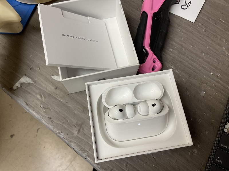 Photo 1 of Apple AirPods Pro 3 Wireless Earbuds, Active Noise Cancellation, Live Translation, Heart Rate Sensing, Hearing Aid Feature, Bluetooth Headphones, Spatial Audio, High-Fidelity Sound, USB-C Charging