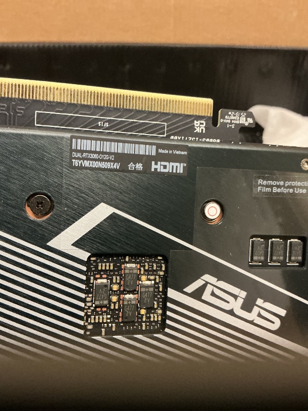 Photo 1 of ASUS - Refurbished Excellent - NVIDIA GeForce RTX 3060 Dual Overclock 12GB GDDR6 PCI Express 4.0 Graphics Card - Black