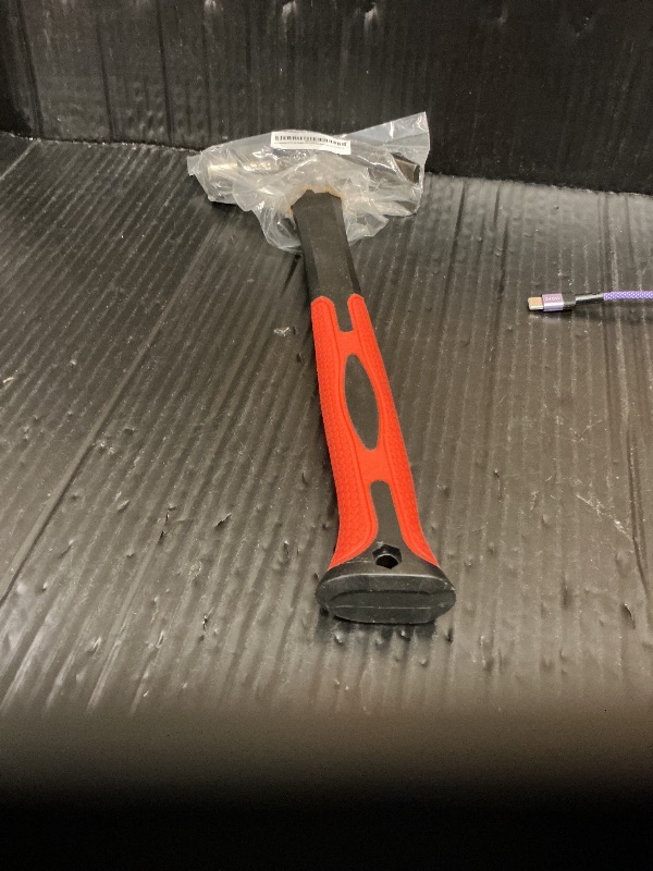Photo 1 of 16OZ Claw Hammer with Fiberglass Handle, Drop Forged Claw Hammer, All Purpose Hammer, Smooth Face, Shock-Absorbing Grip