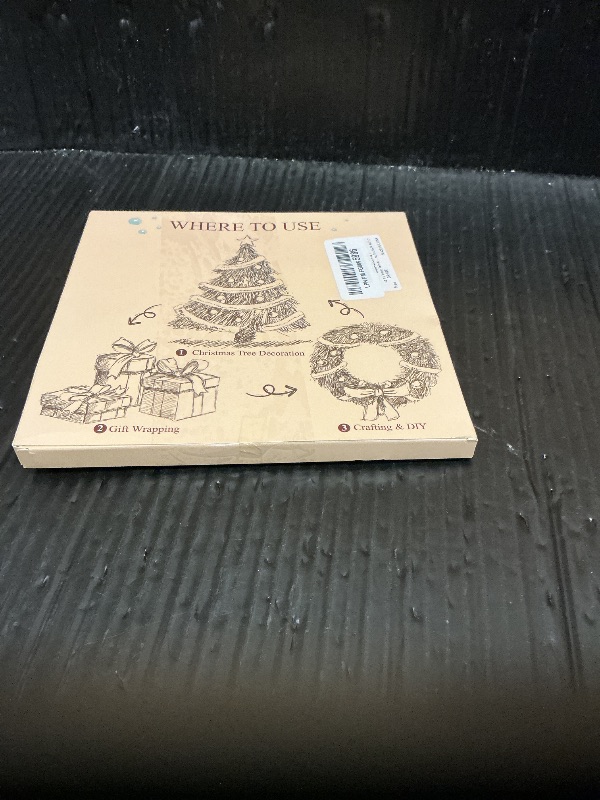 Photo 1 of 40 Yd Brown Velvet Ribbon for Gift Wrapping 3/8" Dark Brown Velvet Ribbon for Christmas Tree and Wreath Decoration, Elegant Gift Wrapping, Bow Making, Valentine's & Wedding Crafts?4 Rolls x 10 Yds?