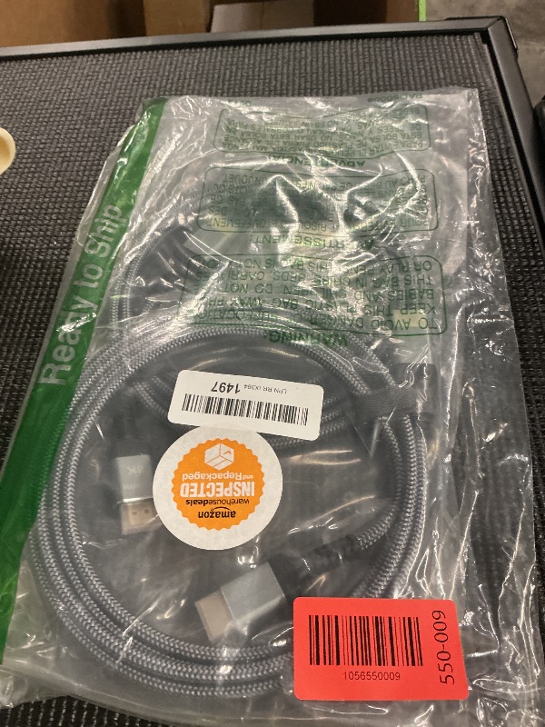 Photo 1 of 10K 8K HDMI 2.1 Cable 2-Pack 6.6FT, Highwings Certified 48Gbps Ultra High Speed Slim HDMI Cord,Support 4K@120Hz 8K@60Hz, HDCP 2.2&2.3, Dynamic HDR,eARC,DTS:X, Compatible with Roku TV/HDTV/PS5/Blu-ray