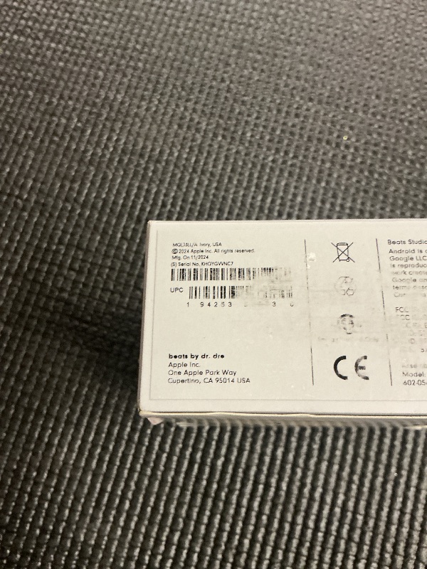 Photo 1 of SEE NOTES AND PICTURES ……..Beats Studio Buds + | True Wireless Noise Cancelling Earbuds, Enhanced Apple & Android Compatibility, Built-in Microphone, Sweat Resistant Bluetooth Headphones, Spatial Audio - Ivory